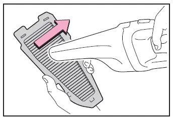 Nettoyage des prises d'admission d'air de la batterie du système hybride (batterie de traction)